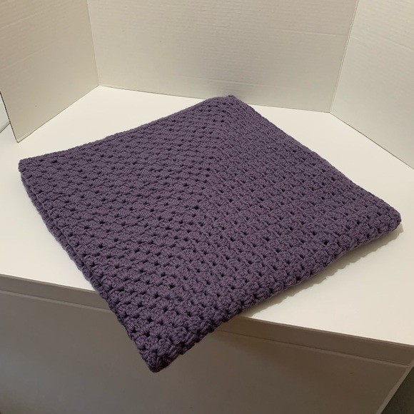 Lap, Stroller, Car, Bassinet, Crib Handmade Crocheted Blanket NEW - Picture 3 of 7